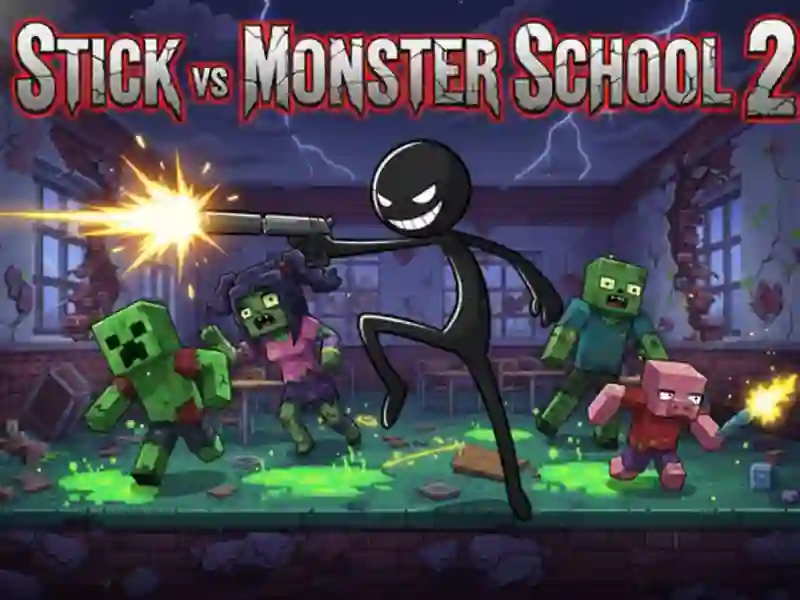 Igra Stickman proti Monster High 2 spletu