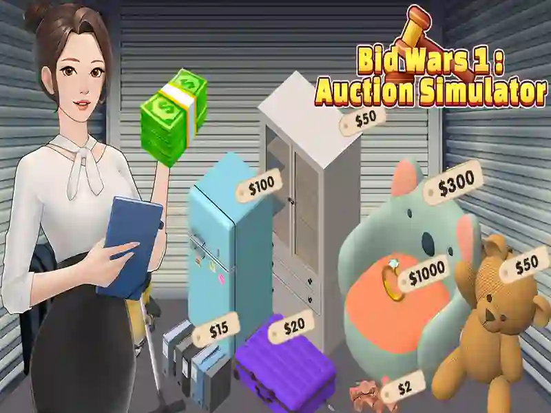 Igra Auction Simulator 1 Stava vojna spletu