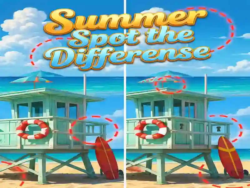 Igra Summer Spot the Differense spletu