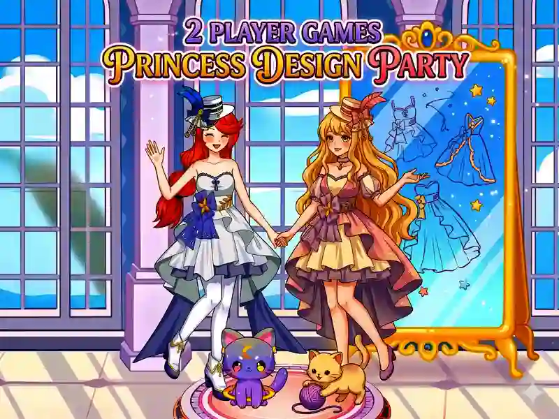 Igra 2 Player Games Princess Design Party spletu