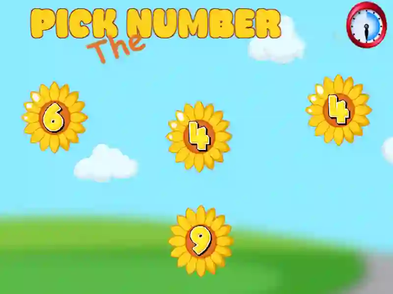 Igra Izberite številko spletu