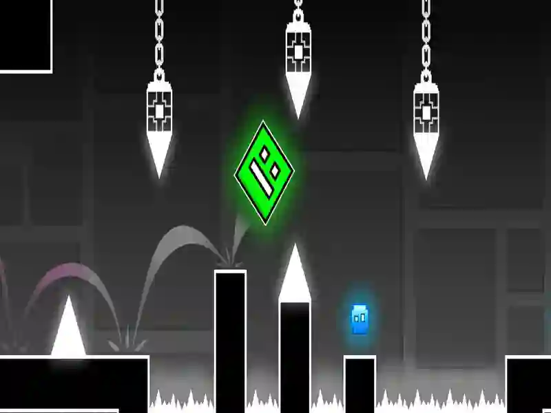 Igra Geometrijski platformer spletu