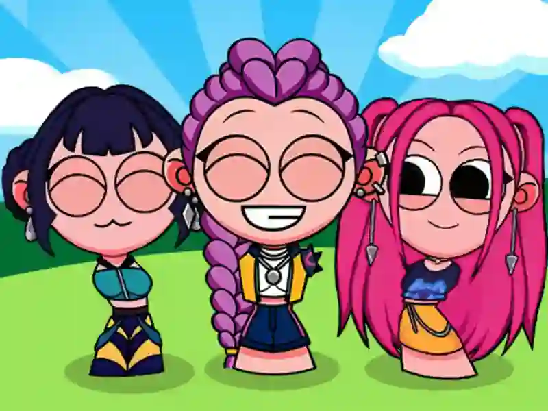 Igra Glasbeni ritmi za K-pop studio spletu