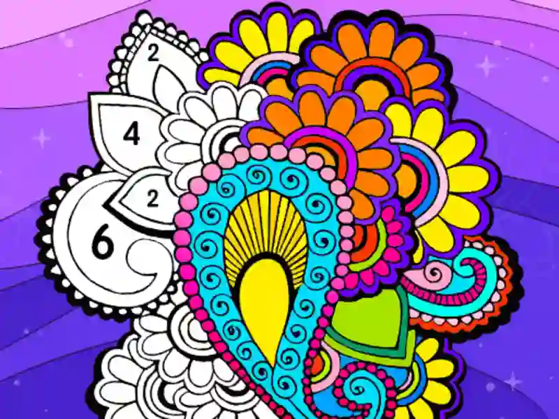 Igra Barvna oboževalka: Barva po številu spletu