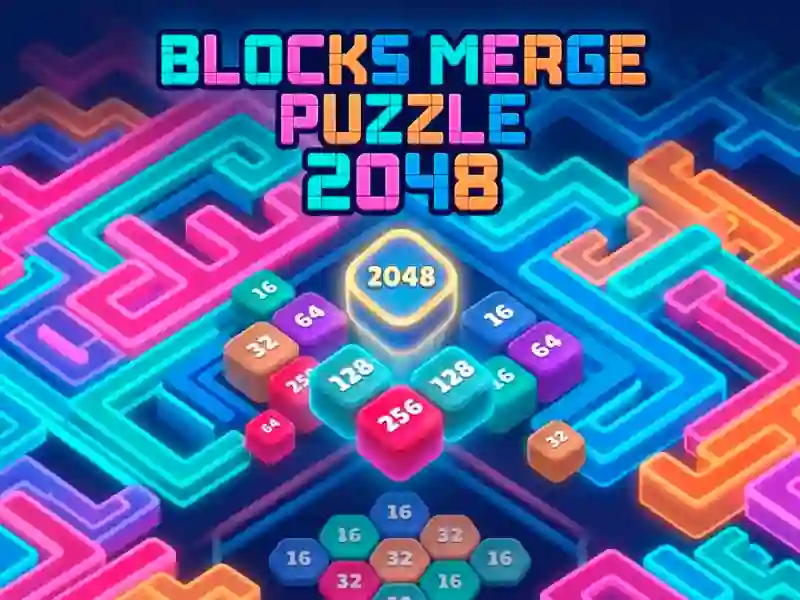 Igra Blocks Merge Puzzle 2048 spletu
