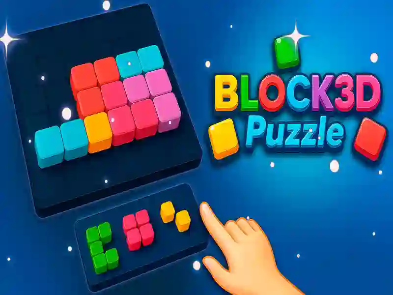 Igra Blok sestavljanka 3D spletu