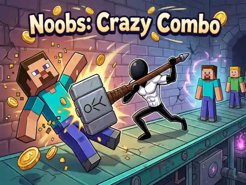 Igra Noobs: Crazy Combo spletu