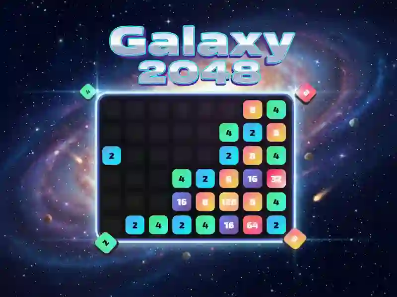 Igra Galaxy 2048 spletu