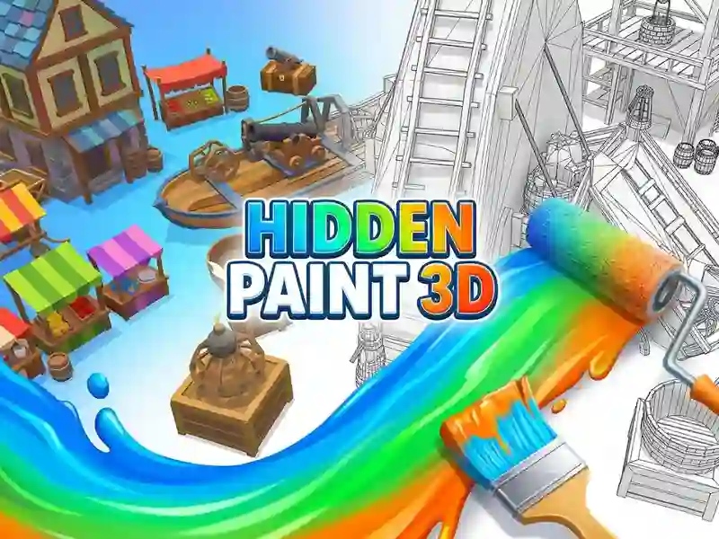 Igra Hidden Paint 3D spletu