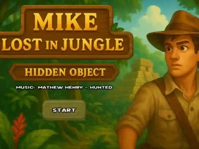 Igra Mike Lost in the Jungle: Igra skritih predmetov spletu