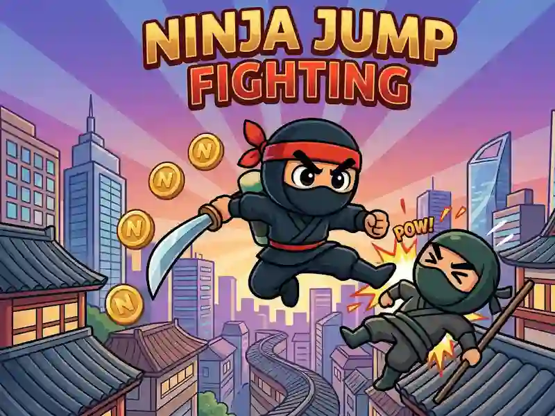 Igra Ninja Jumping Fight spletu