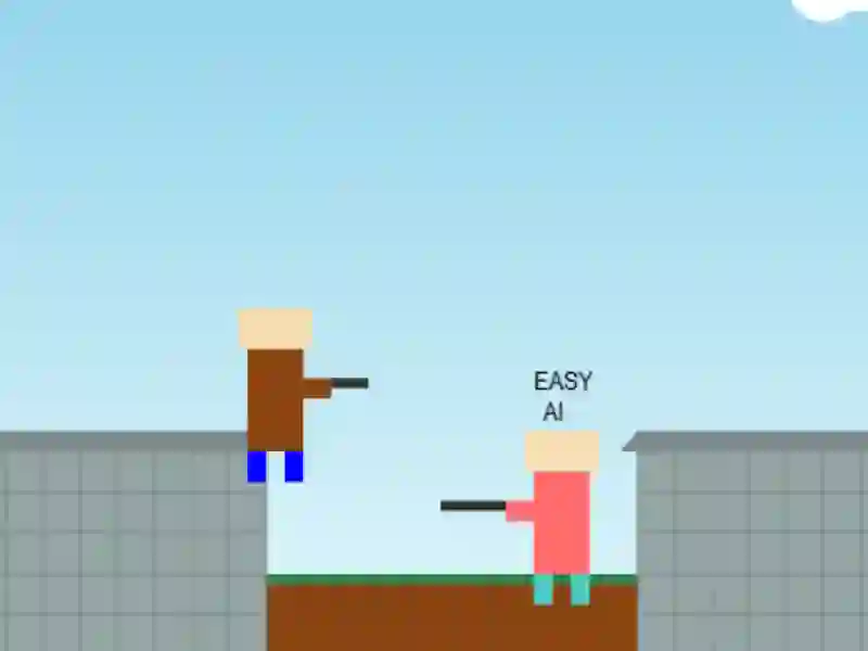 Igra Snipers Minecraft na strehi spletu