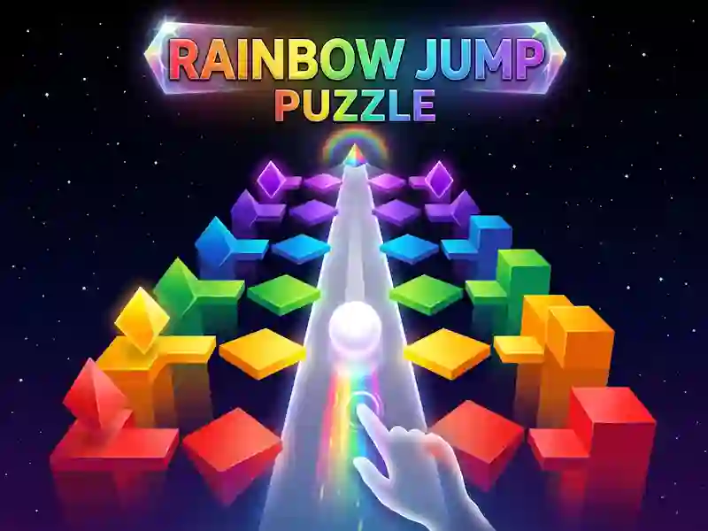 Igra Rainbow Jump Puzzle spletu