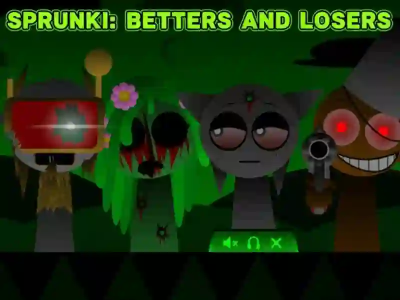 Igra Sprunki: Stave in izgube spletu