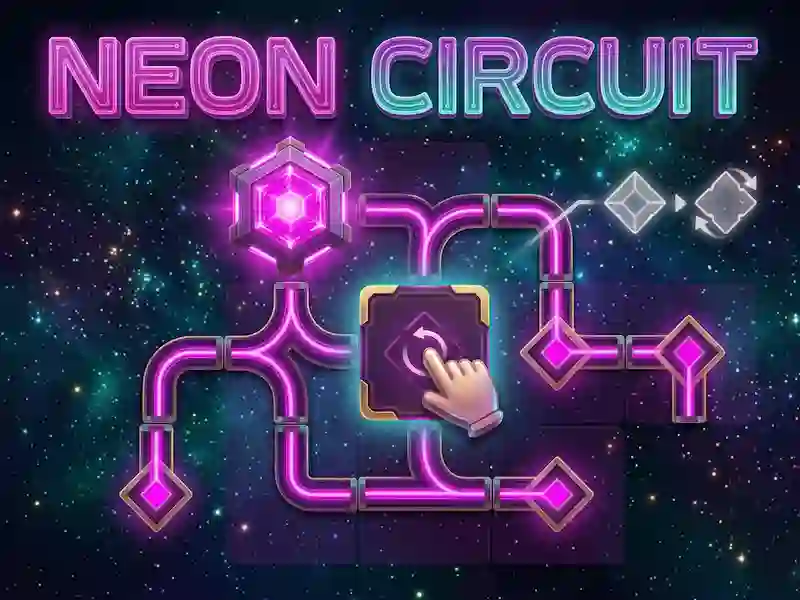 Igra Neon Circuit spletu