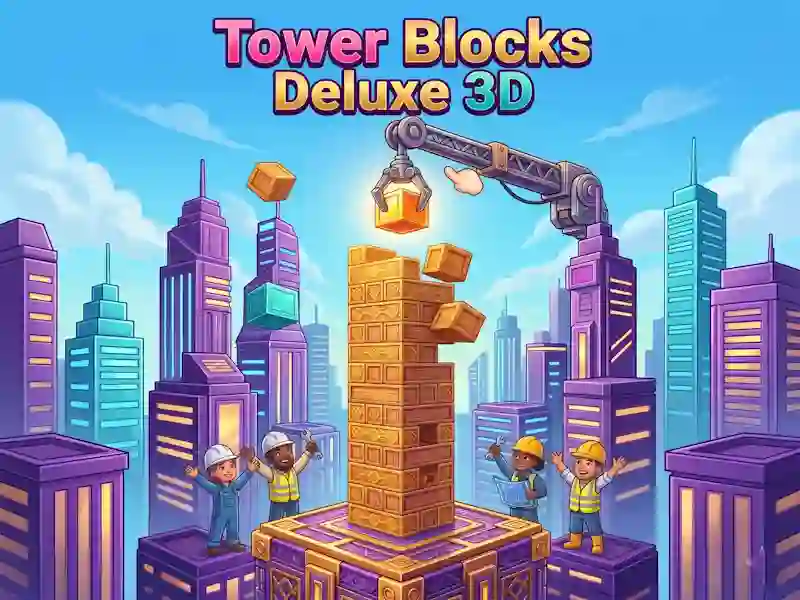 Igra Tower Blocks Deluxe 3D spletu