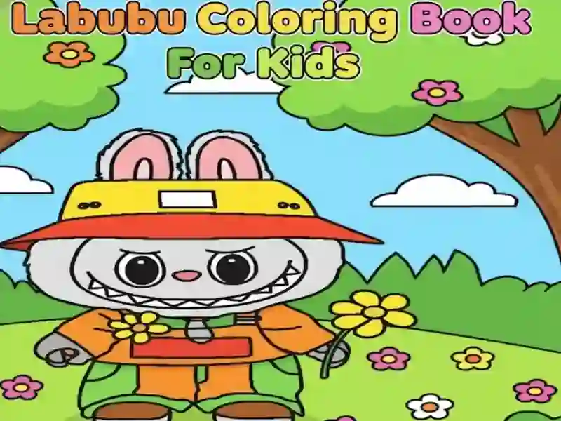 Igra Pobarvanka za otroke: Labubu spletu