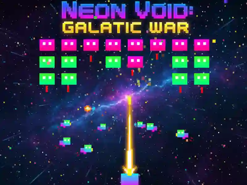 Igra Neon Void: Galaktična vojna spletu