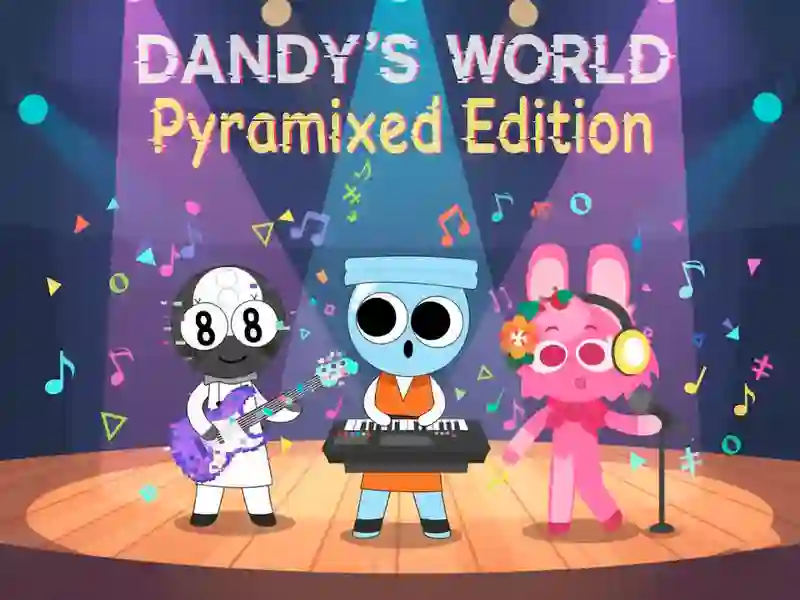 Igra Sprunki: Pyramid Edition World of Dandy spletu