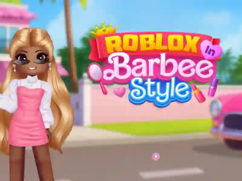 Igra ROBLOX v slogu Barbie spletu