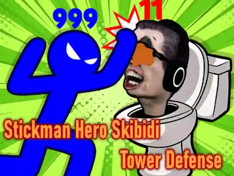 Igra Steakman Hero proti Skibidi Tower of Protection spletu