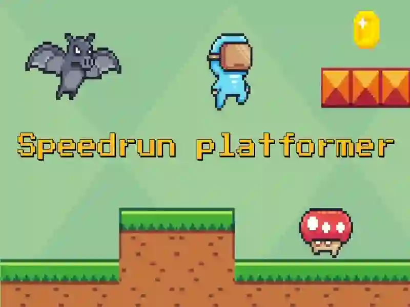 Igra Platformer z veliko hitrostjo spletu