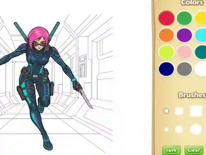 Igra Knjiga za barvanje za otroke: zlo spletu