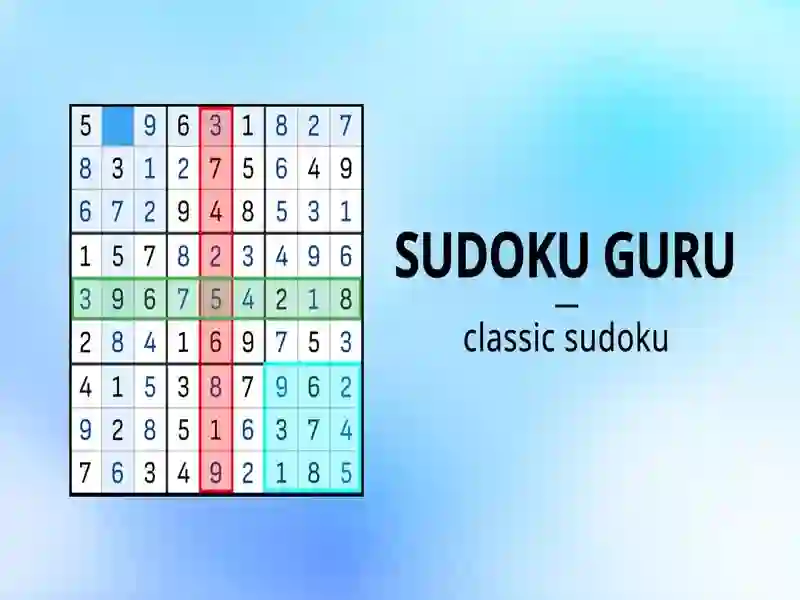 Igra Guru Sudoku spletu Igra Guru Sudoku spletu