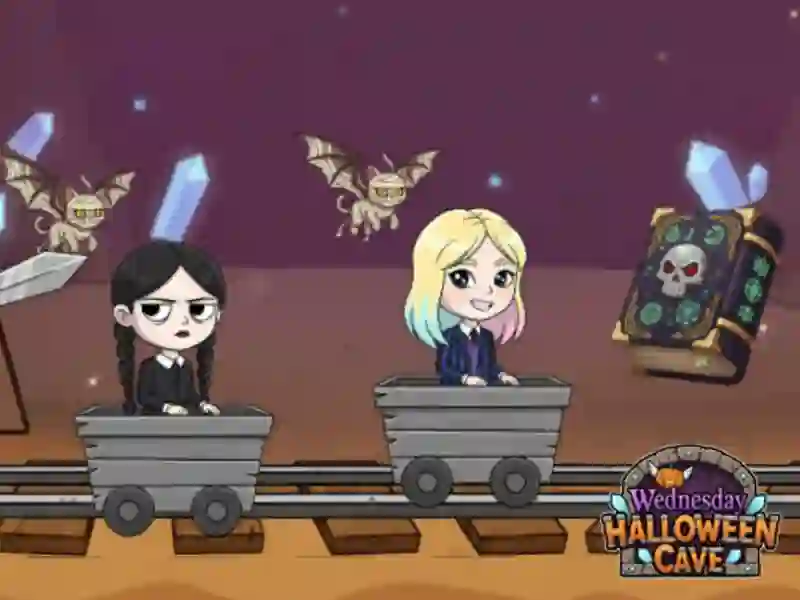 Igra Sreda v jami Halloween spletu