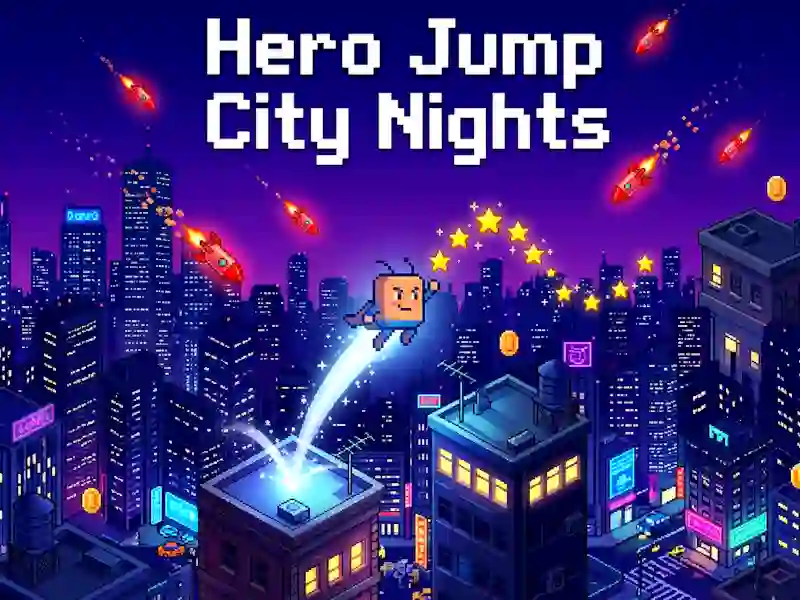 Igra Hero's Leap City Nights spletu