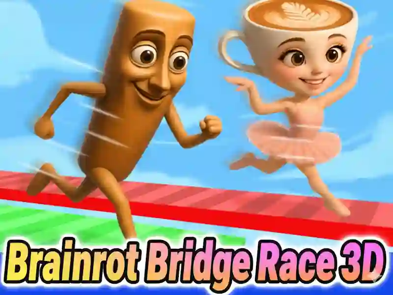Igra Italijanski Brainrot: Bridge Race 3D spletu