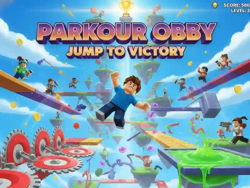 Igra Parkour Obby: Skok do zmage spletu