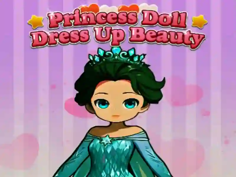 Igra Princesa lutka lepa obleka spletu