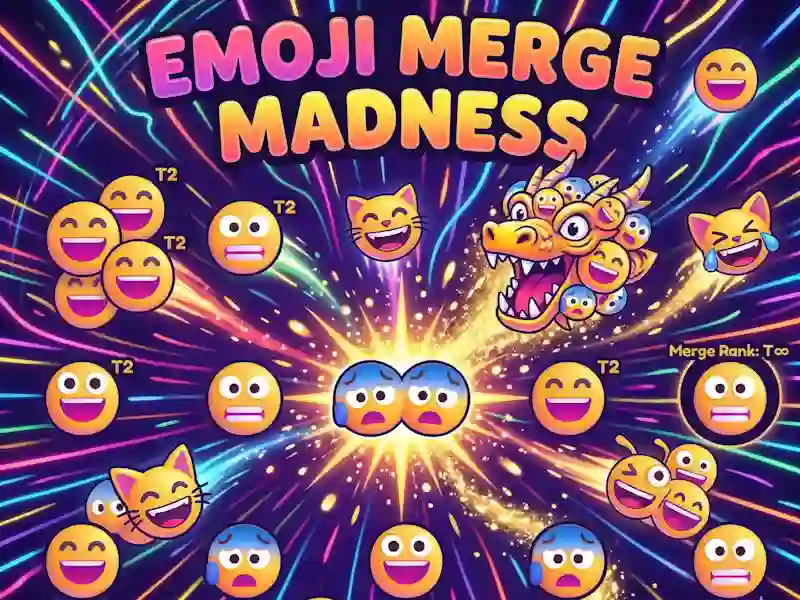 Igra Emoji Merge Madness spletu