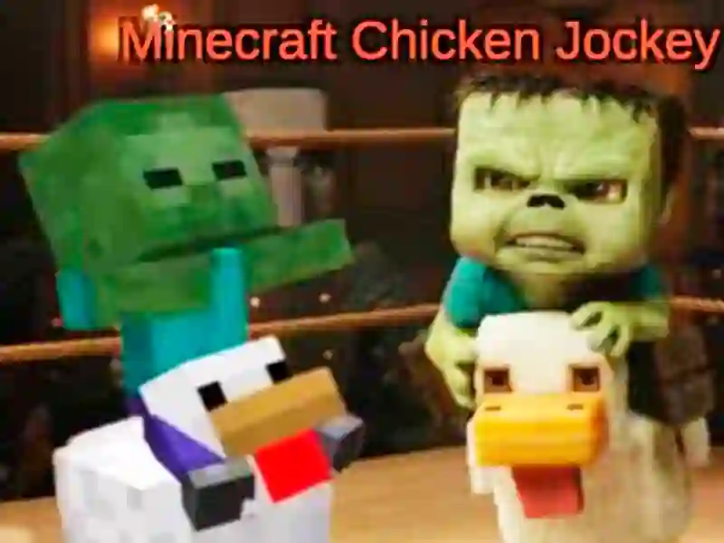 Igra Minecraft: piščančji jokej spletu