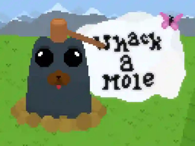 Igra Pixel različica Whack-a-mole spletu
