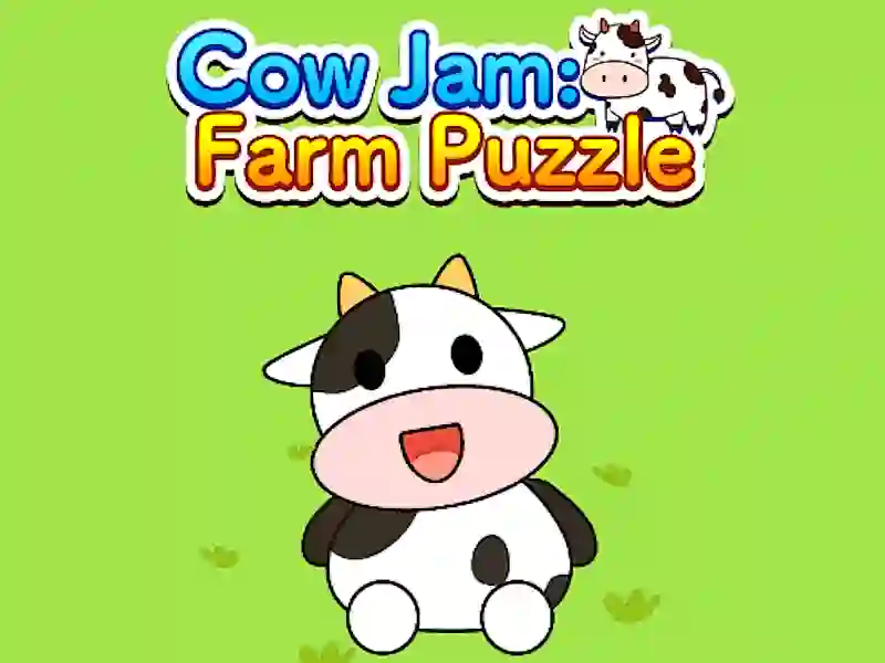 Igra Cow Jam Farm puzzle spletu