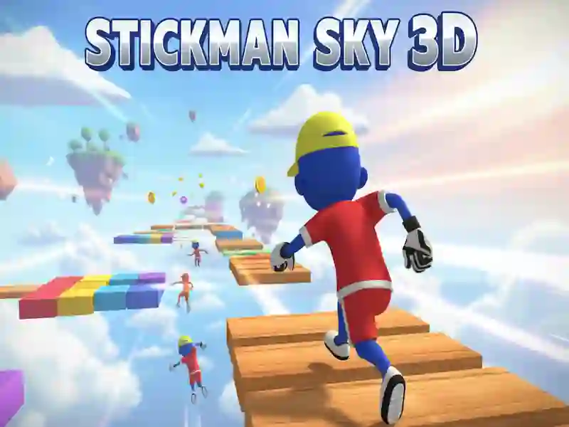 Igra Heavenly Stickman 3D spletu