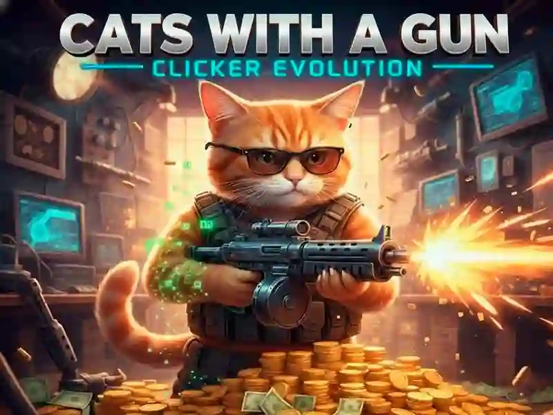 Igra Cats with a Gun: Clicker Evolution spletu