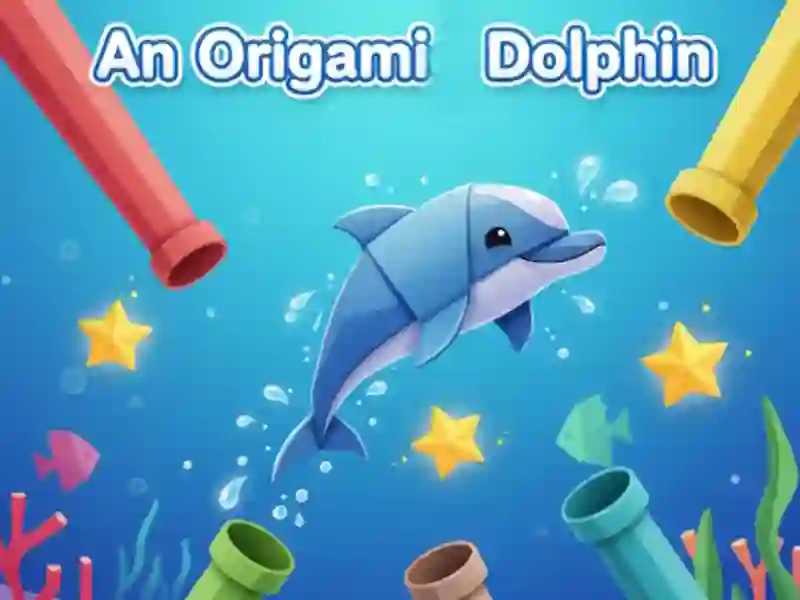 Igra Origami delfin spletu