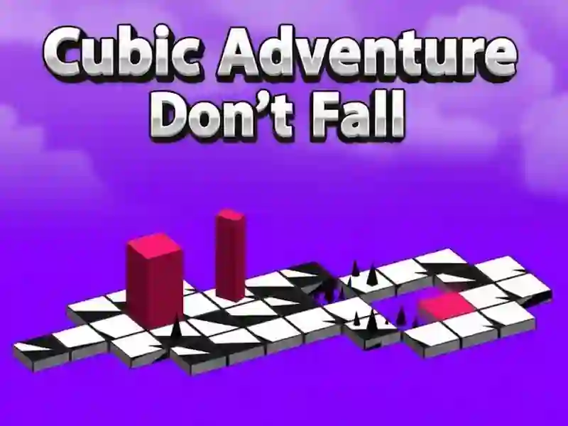 Igra Cube Adventure: Ne padi spletu