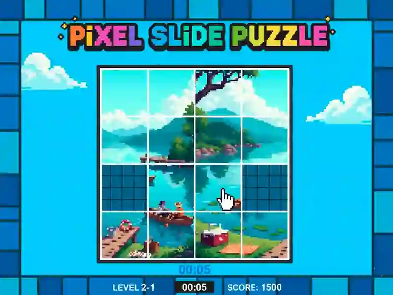 Igra Pixel diapozitiv puzzle spletu