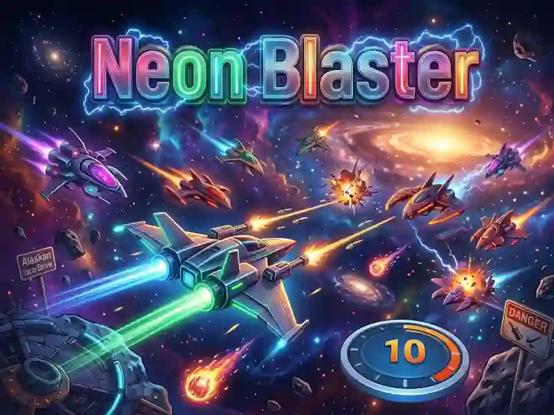 Igra Neonski blaster spletu