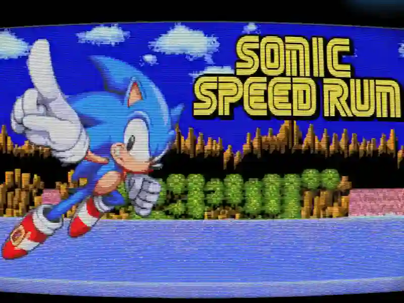 Igra Sonic Speed Run spletu