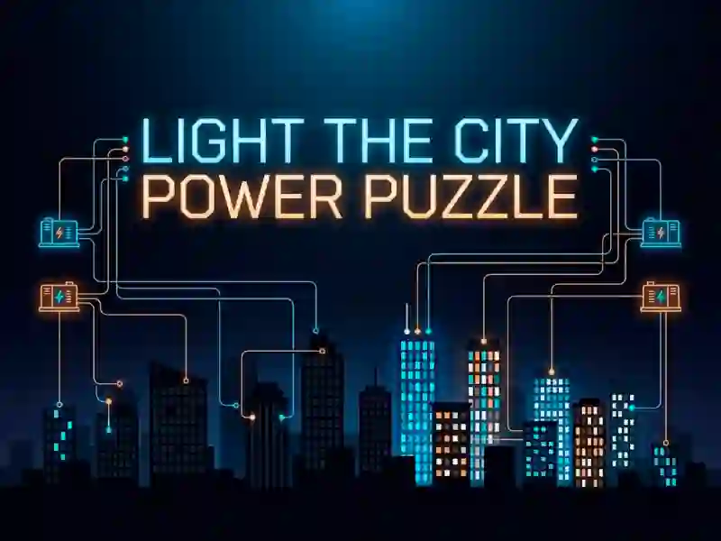 Igra Light the City Power Puzzle spletu