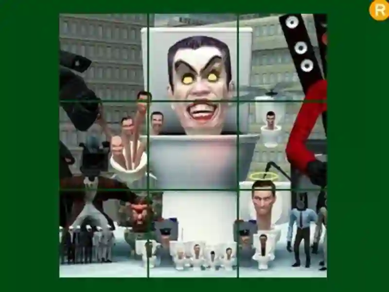 Igra Skibidi stranišče: mobilna sestavljanka spletu