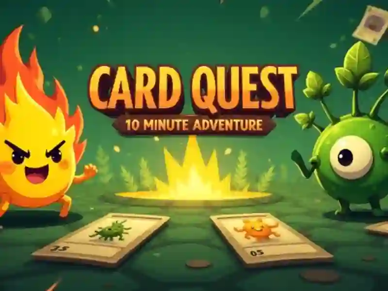 Igra Card Quest: 10-minutna avantura spletu