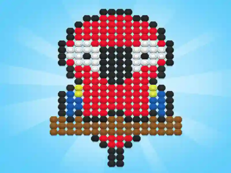 Igra Uganka: barvni oreščki in vijaki spletu