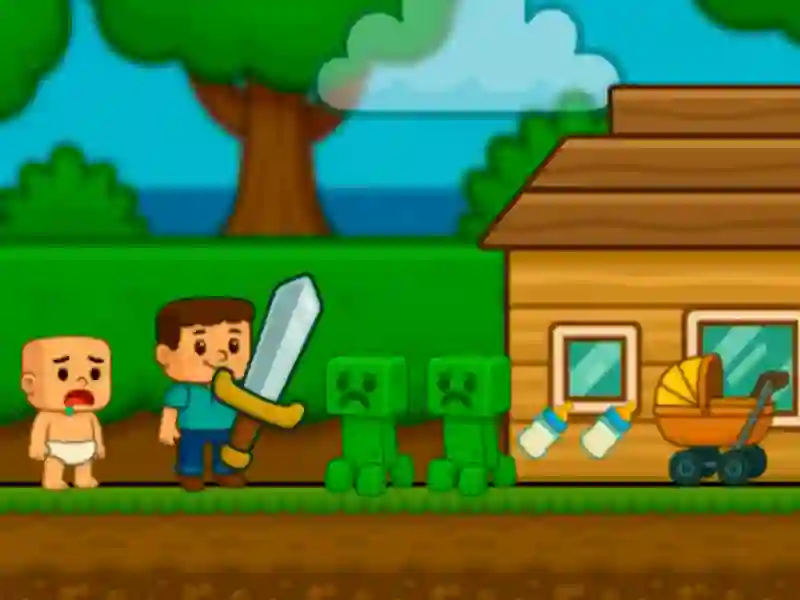 Igra Kid Nub, pomoč! Steve spletu