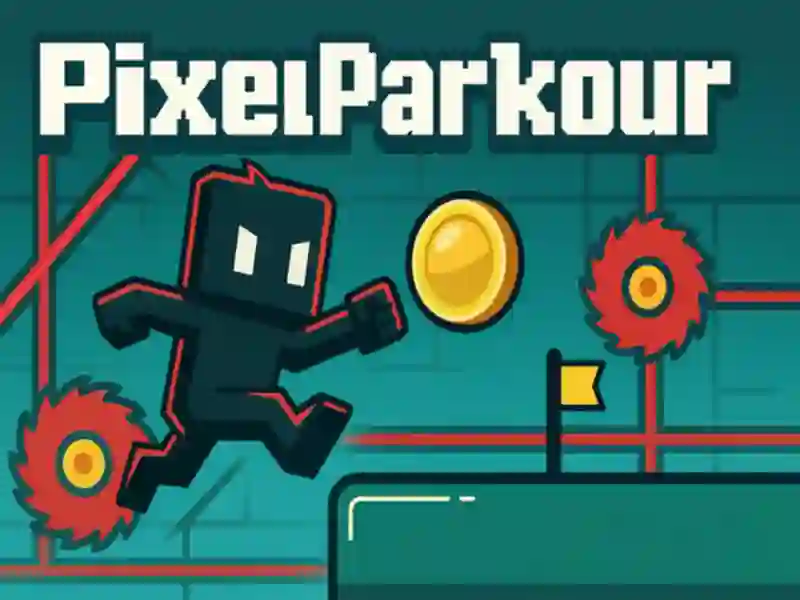 Igra Pixel parkour spletu
